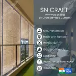 Grey Bamboo Chick Blind – Stylish & Durable Window Covering