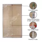 Square Print Bamboo Chick Blind – Stylish & Durable Window Covering